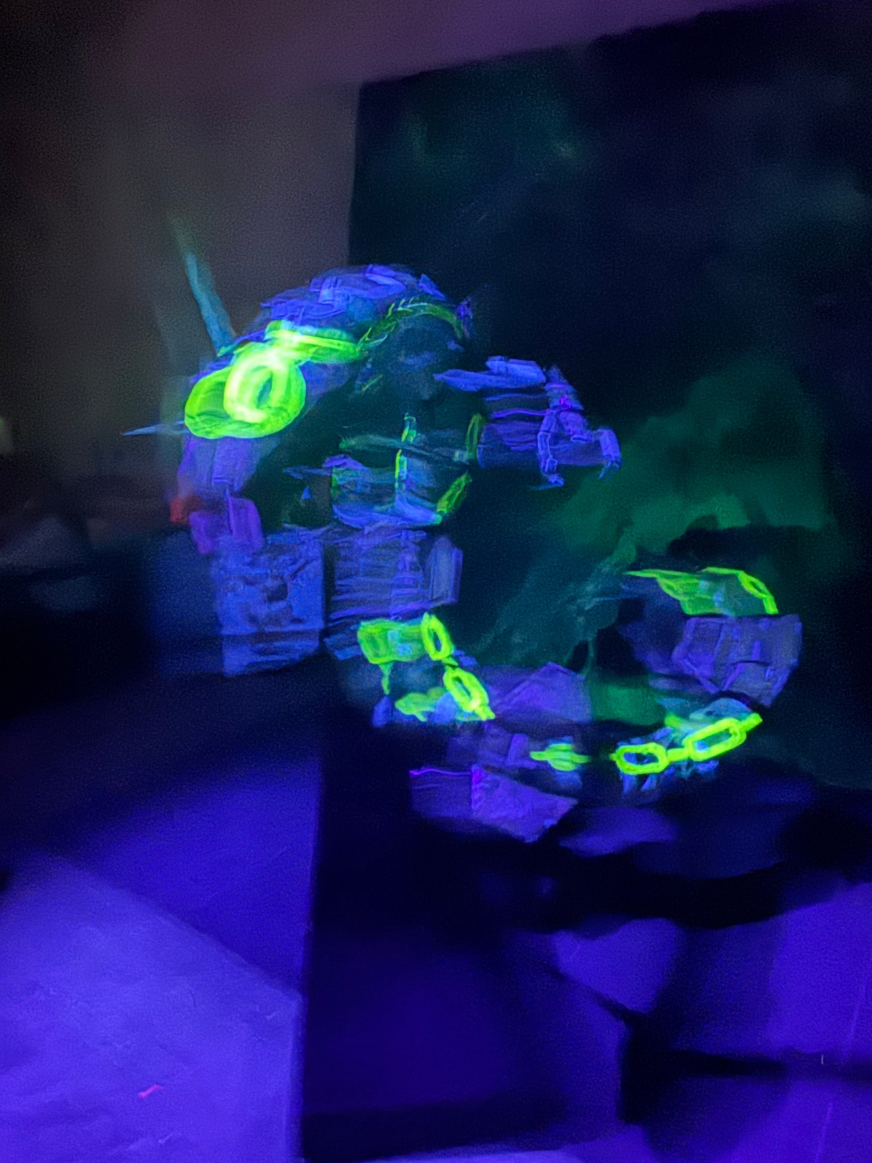 Celestial Serpent — Handmade from Pokémon Cards Sculpture (One of One) Collective