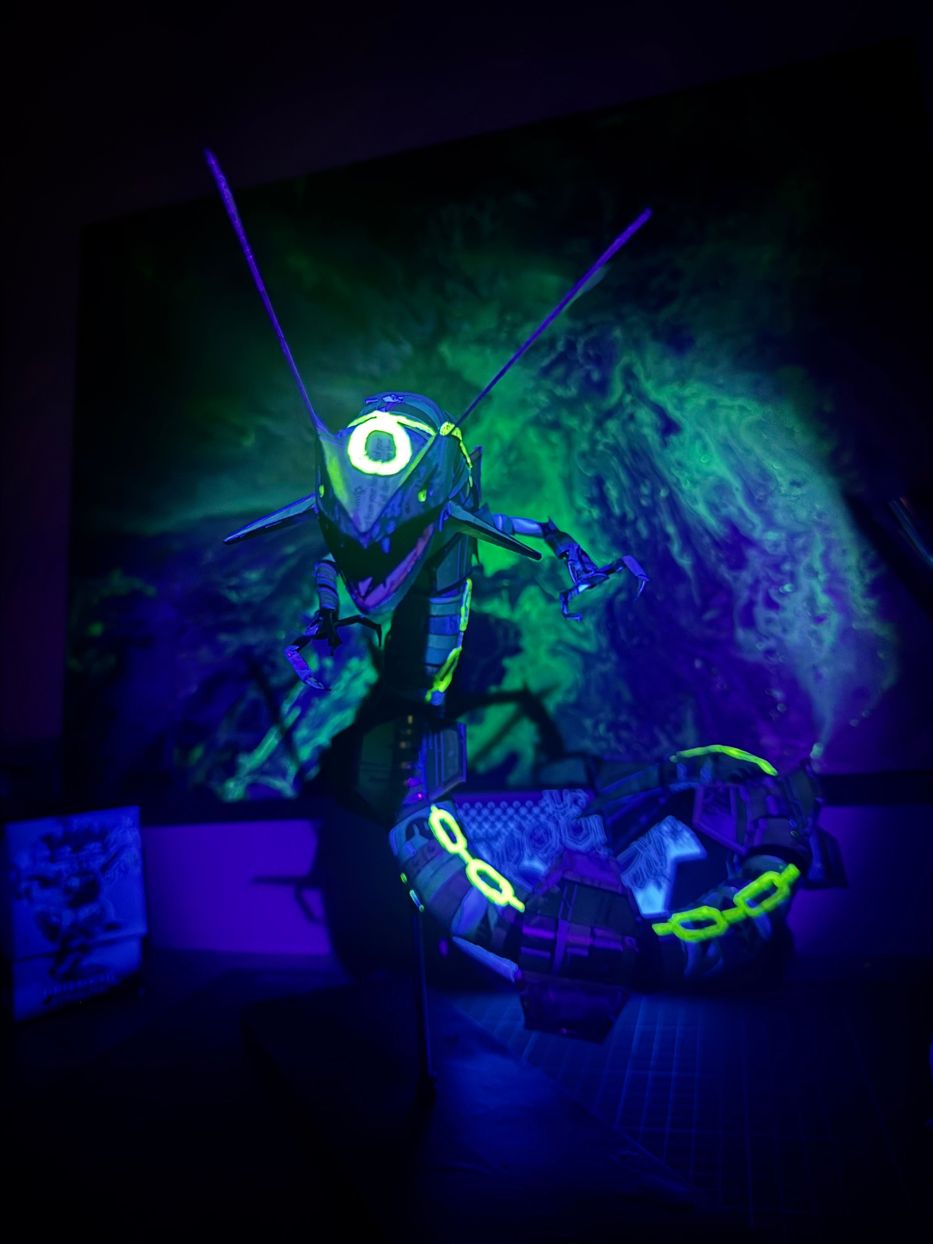 Celestial Serpent — Handmade from Pokémon Cards Sculpture (One of One) Collective