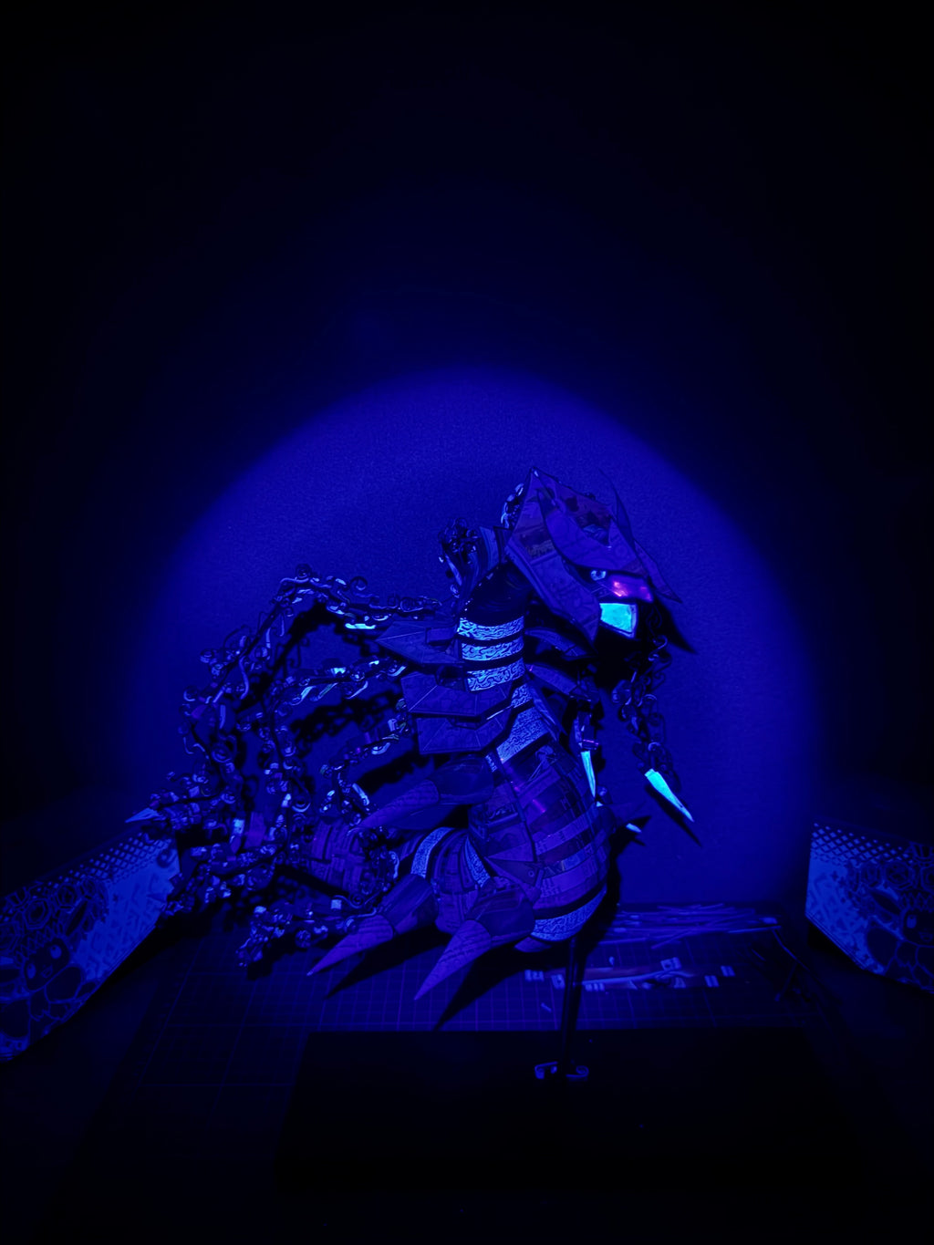 Shiny Antimatter Dragon - Handmade from Pokémon Card Sculpture (One of One) Collective