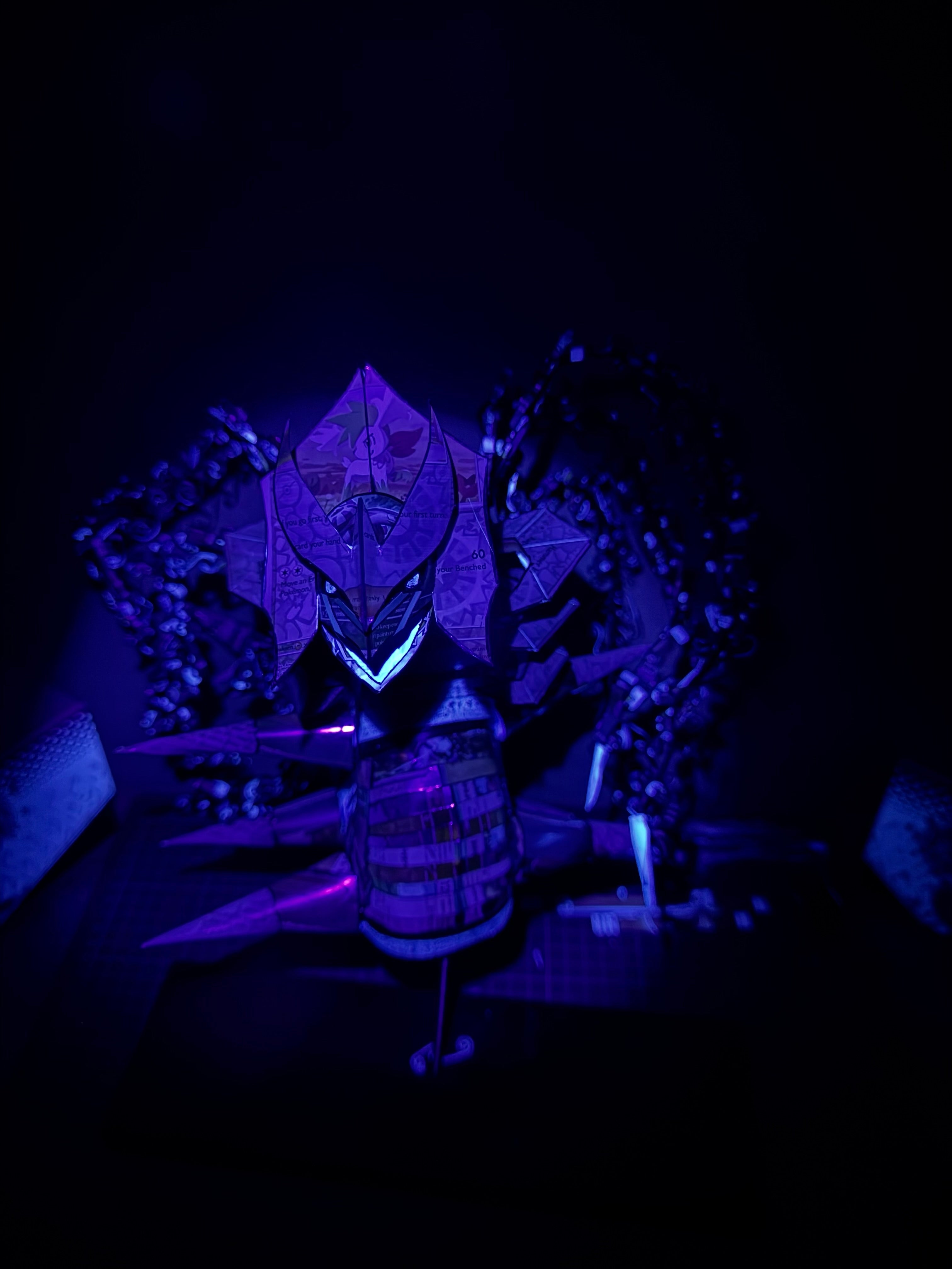 Shiny Antimatter Dragon - Handmade from Pokémon Card Sculpture (One of One) Collective