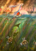 Shiny Clearing Acrylic Painting on canvas